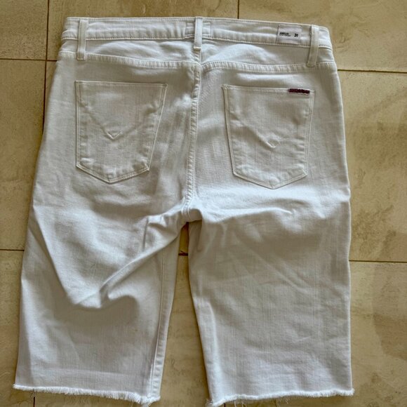 Hudson Amelia Cut Off Knee Jean Shorts Size 31