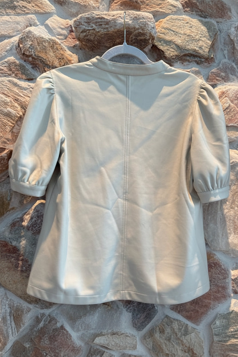 Steve Madden Jane Top Bone- Size Medium
