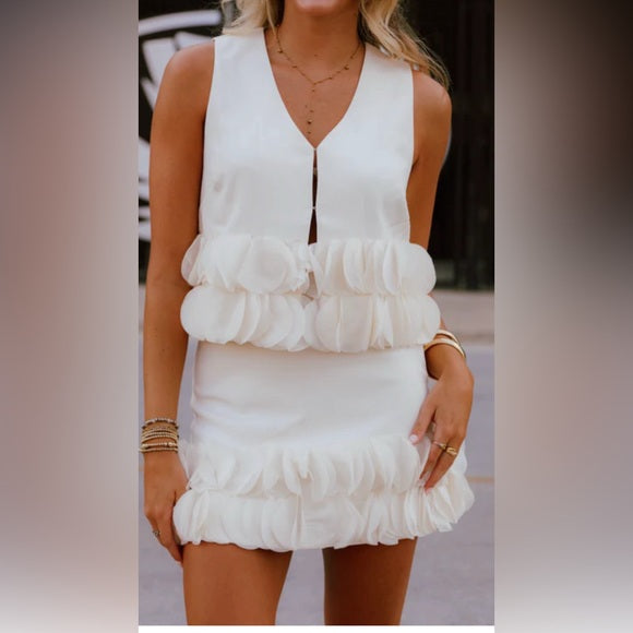 lalavon Skirt and Vest Set Size Small