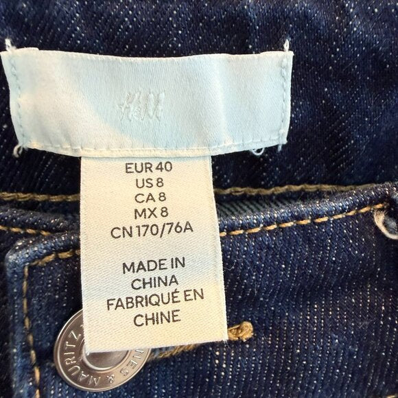 H & M Flared High Jeans Size 8