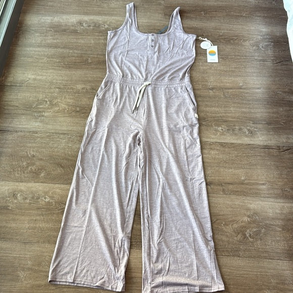 VUORI Falls Jumpsuit Rosemary Heather size XL NWT bodysuit