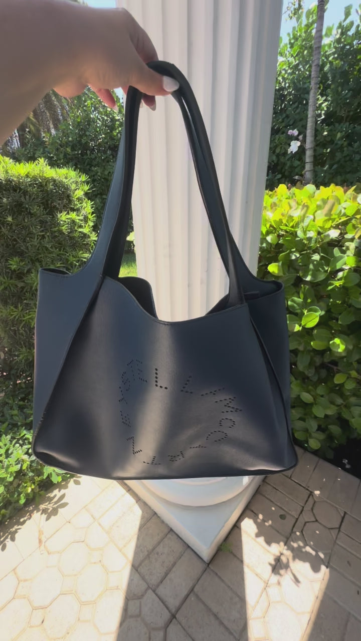 Stella McCartney Perforated Logo Tote