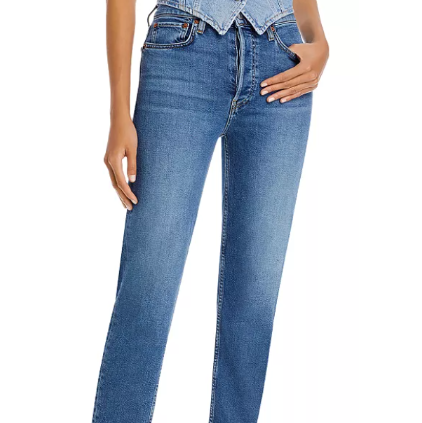 Re/Done 70s Stove Pipe Jeans Size 27