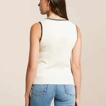 Z Supply Social Tank Top Crystal Size Small